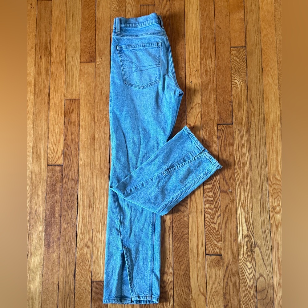 American Eagle Split Hem Bootcut Jeans (4)